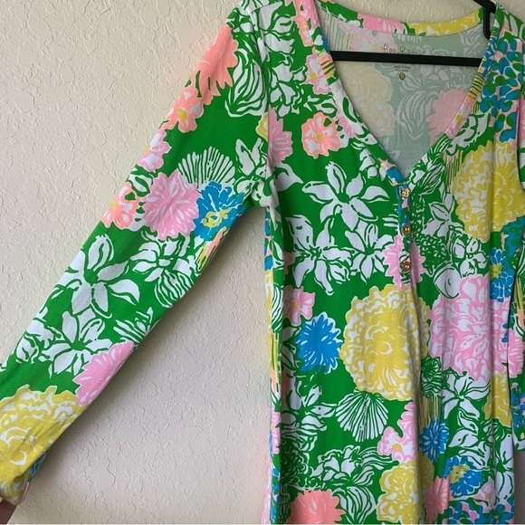 Lilly Pulitzer | Women’s Palmetto Dress Hibiscus Stroll Size Small - Picture 3 of 8